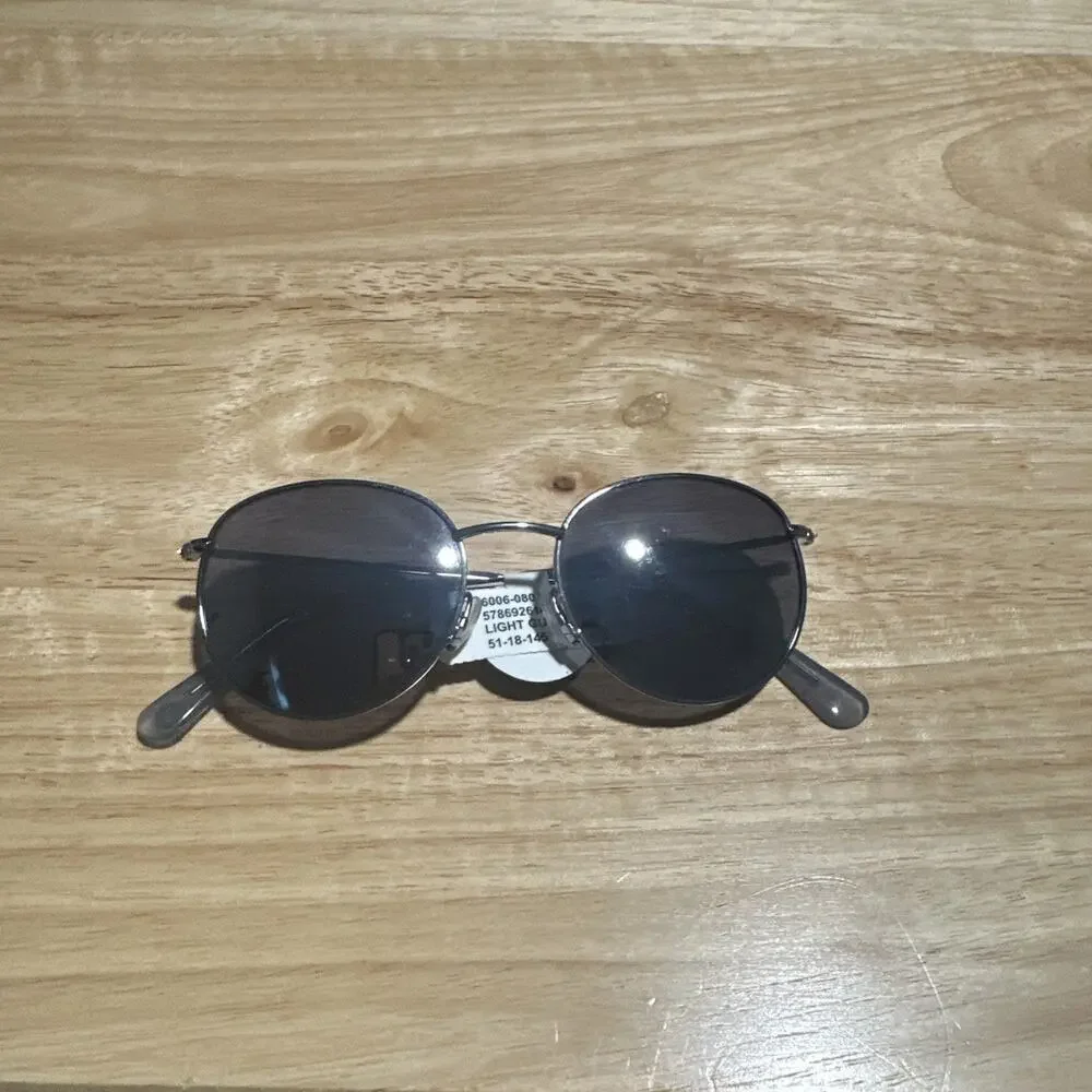 New NAUTICA NLS6006-080 Light Gun Frame Grey Mirror Lens Sunglasses 51-18-145